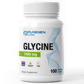 Puregen Labs Glycine 1000mg [High Potency] 100 Vegetarian Capsules, Promotes Healthy Rest | No Harmful Additives