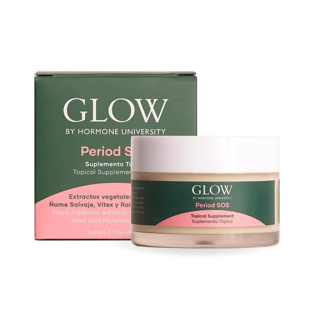 Glow Botanica | Period SOS - Real Wild Yam Cream for PMS Symptom Relief - Topical Supplement Glow Botanica Au supplements