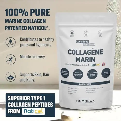 Naticol® Marine Collagen Powder - 300g Pack - Natural Source - Neutral Taste - Joint Comfort HUMBLE+ Au supplements
