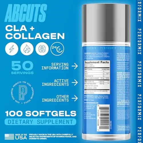 PERFORMIX - AbCuts CLA + Collagen - Fitness Goals - Improve Energy & Endurance PERFORMIX Au supplements