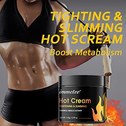 Hot Cream for Belly Fat Burner, Hot Cream Cellulite and Fat Burner, Sweat Fat Burning Gel immetee Au supplements