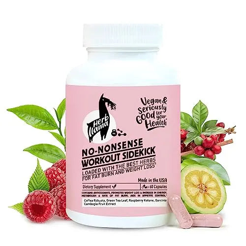 Herb Llama No-Nonsense Workout Sidekick, Enhanced with Antioxidants, Natural Energy Herb Llama Au supplements