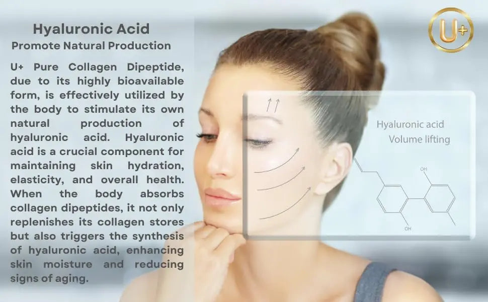 U+ Pure Collagen Dipeptide Supplement - Advanced Hydrolyzed Collagen Powder for Skin, Hair U+ Pure Collagen Au supplements