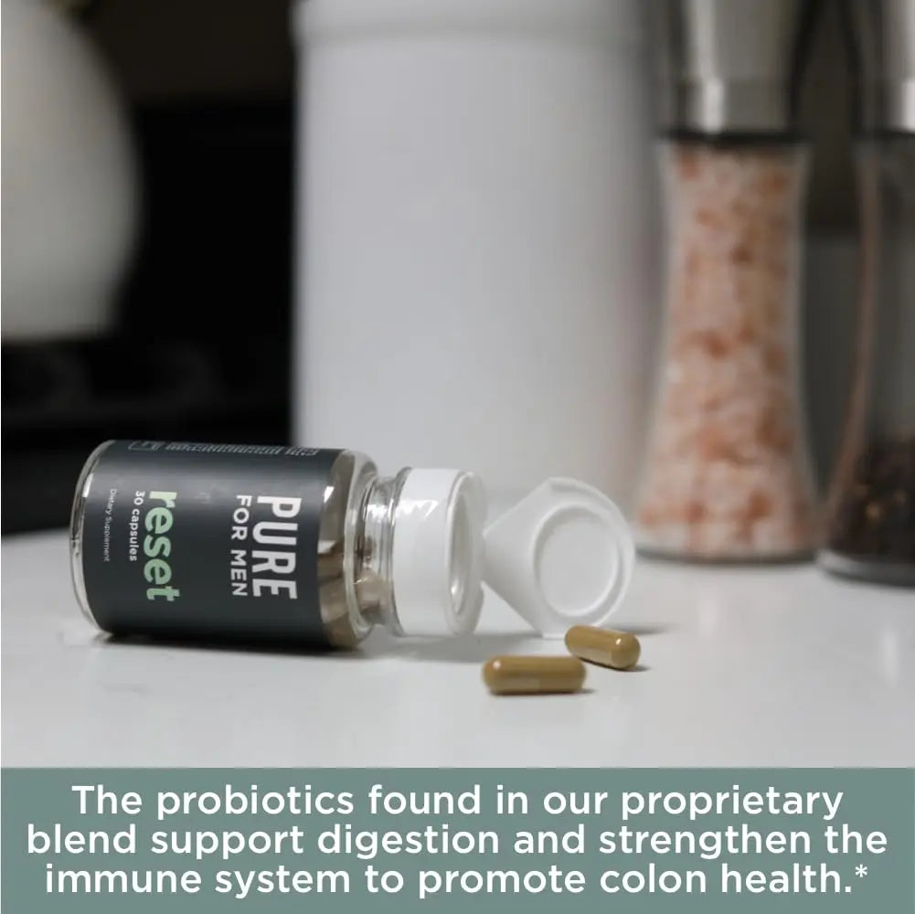 Pure for Men Detox Supplement, Reset | Promotes Digestive & Gut Health Pure for Men Au supplements