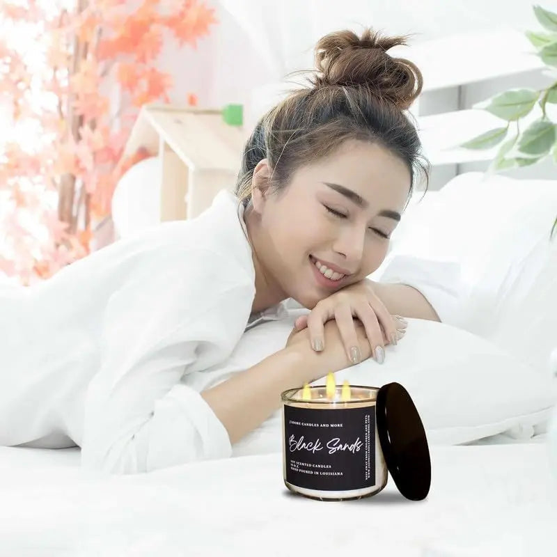100% Soy Candles Clearance (16 Oz) - Hand Poured Scented with Essential Oil, Aromatherapy Candles Krewe Home Interiors Au supplements