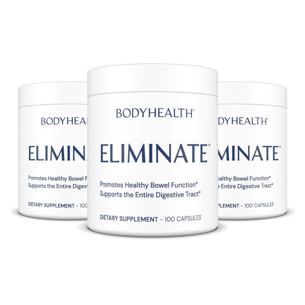 BodyHealth Intestinal Cleanse - Eliminate, Colon Cleanser Detox, Gentle Laxative Pills and Bowel Flush Constipation Relief for Adults, Body Cleanse for Colon Health