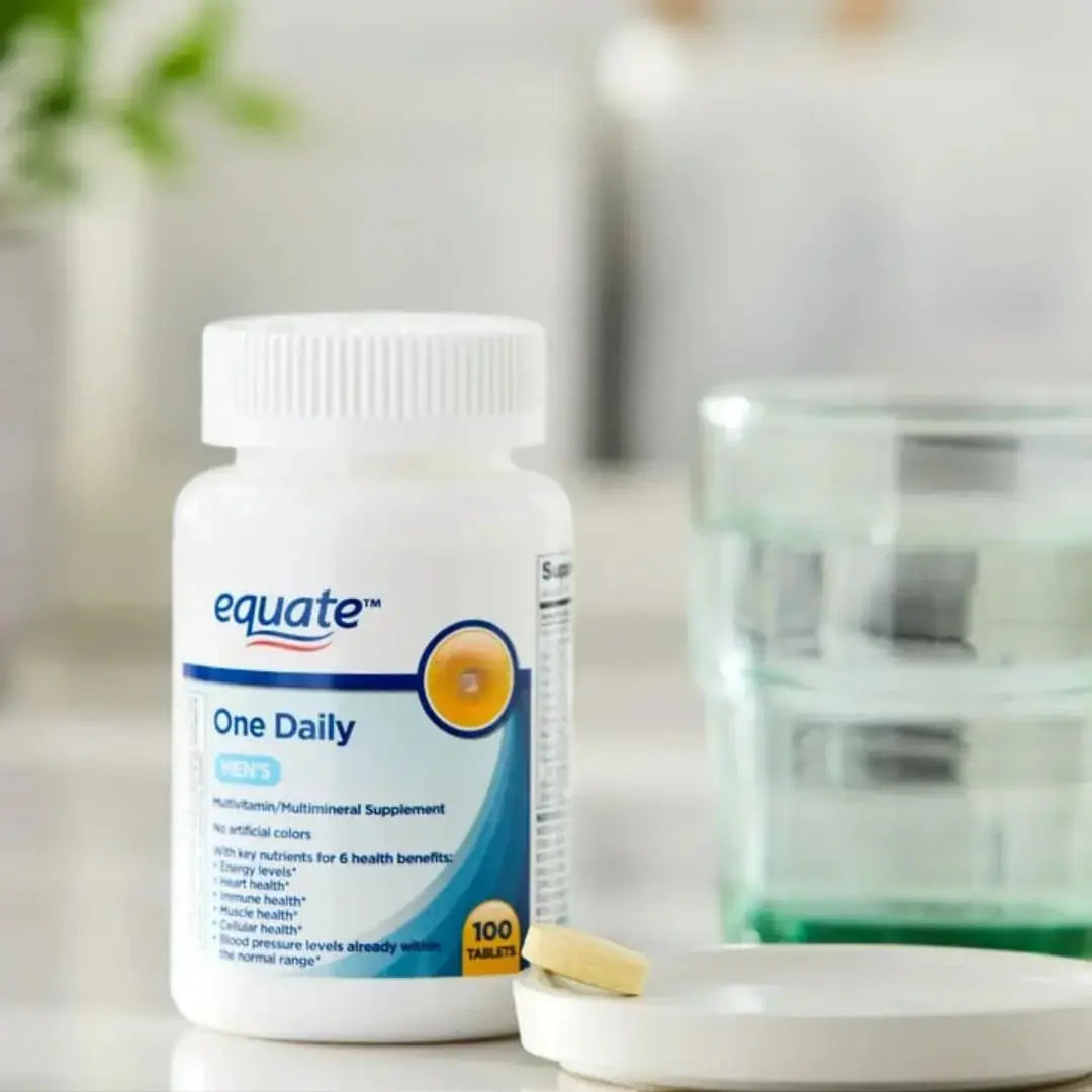 AGILIPET Equate One Daily Men's Multivitamin Multimineral Supplement Tablets, 100 Count Sticker AGILIPET Au supplements