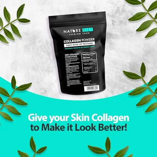 Nature Diet - Collagen Powder 600 g | Hydrolysate | Unflavored | Collagen Peptides | Source of Protein Nature Diet Au supplements