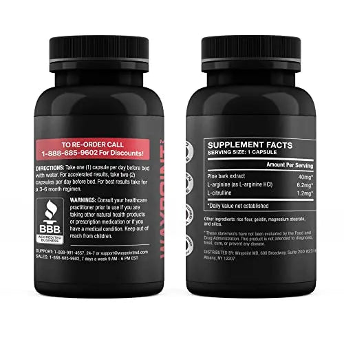 Advanced Nitric Oxide Supplement for Men- 342% Nitric Oxide Booster – Includes L Arginine WAYPOINT HEALTH Au supplements