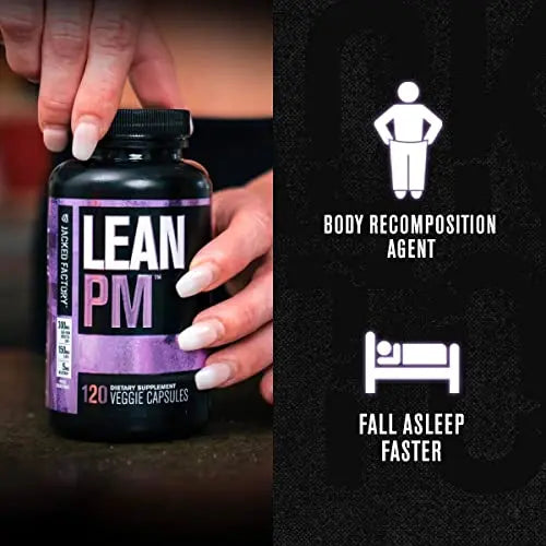 Lean PM Night Time Body Support and Sleep Aid Supplement - Sleep Support Jacked Factory Au supplements