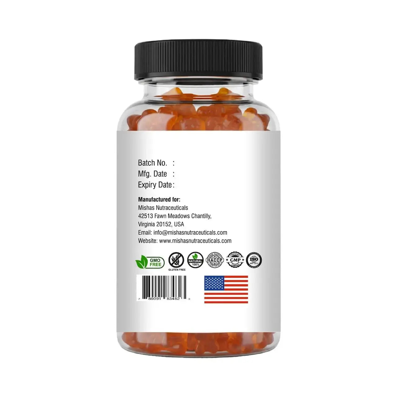 Mishas Nutraceuticals Kids Multivitamin Gummies with Omega 3 Fish Oil (EPA/DHA), Vitamin D3, C, B12, B6, Vitamin A, K & Zinc Immune Support Mishas Au supplements