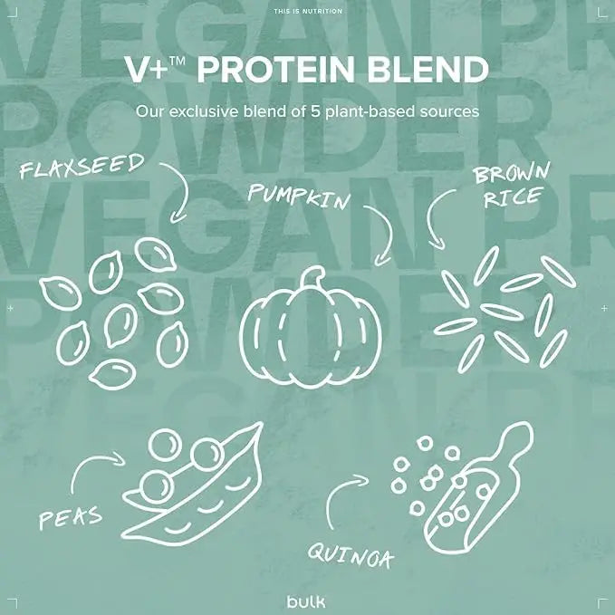 Bulk Vegan Protein Powder, White Chocolate Coconut, 500 g Bulk Au supplements