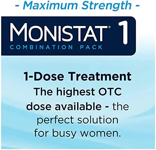 Monistat 1-Day | Day or Night Combination | Yeast Infection Treatment, Prefilled, 1 Pack Monistat Au supplements