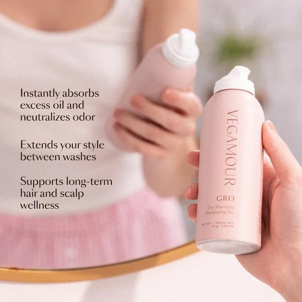 VEGAMOUR UPLIFT and Refresh Kit | Volumizing Dry Shampoo Spray Formulated Without Benzene, Supports Thicker Fuller Looking Hair | $50 Value VEGAMOUR Au supplements