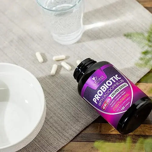 Probiotics, 60 Billion CFU per Serving, Probiotic with Prebiotics for Digestive & Immune Health Nature's Nutrition Au supplements