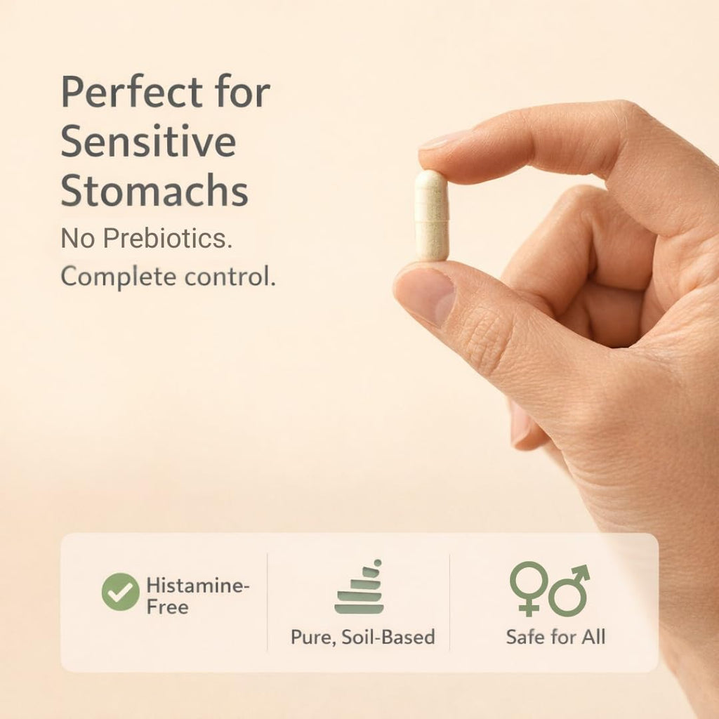 Lifted Naturals Spore Based Probiotic Probiotics - SBO Mood Boost - Spore/Soil-Based - Digestion & Natural Mood Support - Histamine-Free - 60 Day Supply, Non-GMO, Dairy-Free, Gluten-Free, Vegan Lifted Naturals Au supplements