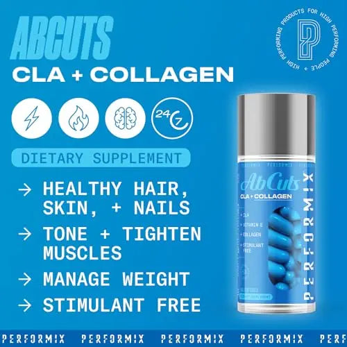 PERFORMIX - AbCuts CLA + Collagen - Fitness Goals - Improve Energy & Endurance PERFORMIX Au supplements