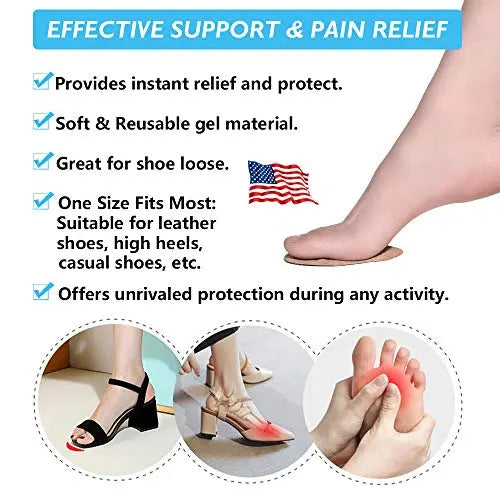 Ball of Foot Cushions, Metatarsal Pads, High Heel Inserts, Forefoot Cushions JUMPOW Au supplements