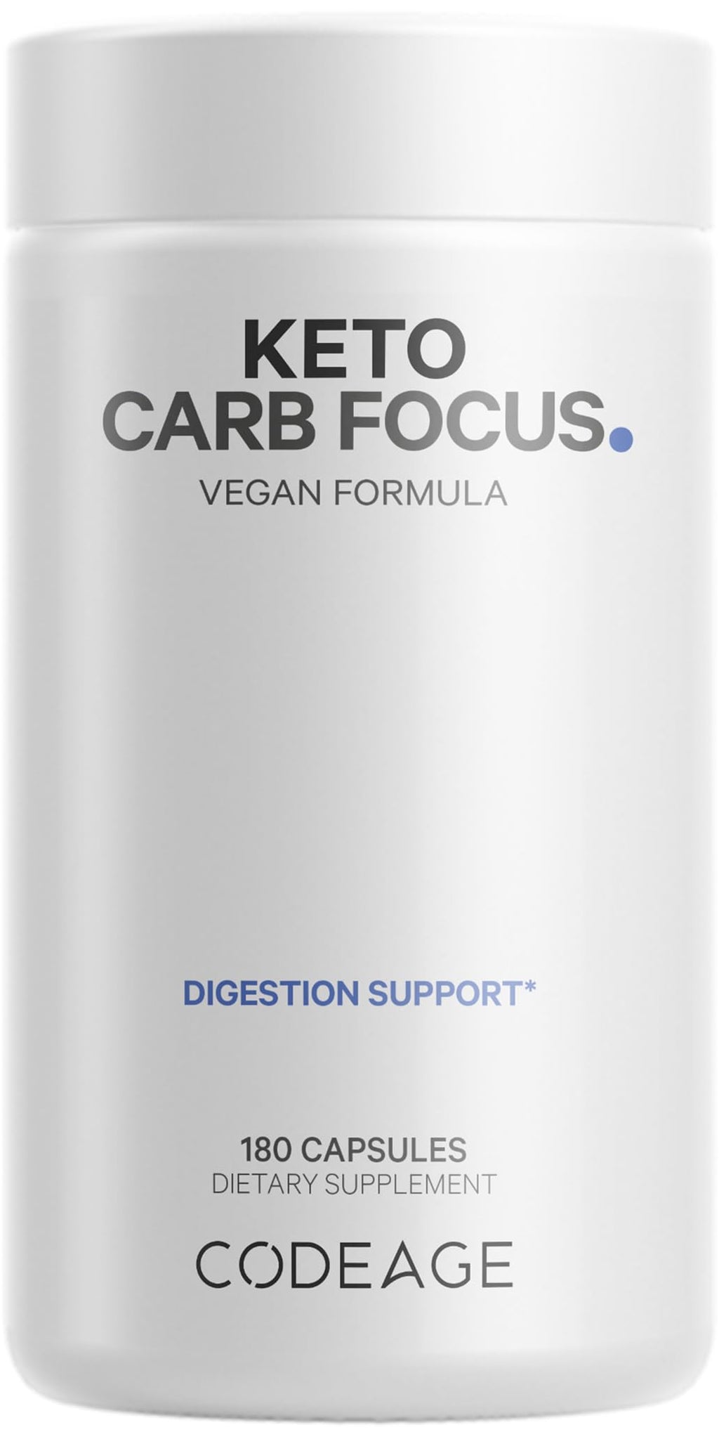 Codeage Keto Carb, White Kidney Bean, Green Tea & Cinnamon Bark Supplement, Triple Action Keto Cheat Vegan Pills, Ketogenic, Low Carb Diet Sugar, 3 Months Supply, Non-GMO, Gluten-Free, 180 Capsules Codeage Au supplements