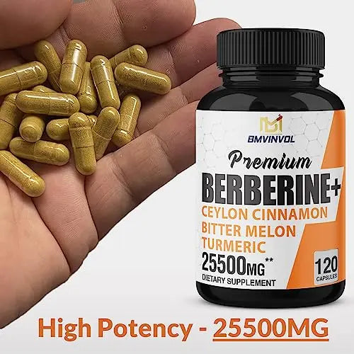 Berberine 𝟏𝟓𝟎𝟎𝟎𝐦𝐠 Ceylon Cinnamon 𝟏𝟎𝟎𝟎𝐦𝐠 Turmeric 𝟒𝟓𝟎𝟎𝐦𝐠 Green Tea 𝟐𝟎𝟎𝟎𝐦𝐠 BMVINVOL Au supplements