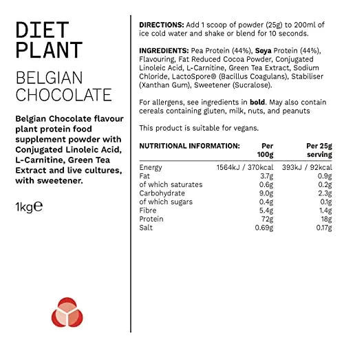 PhD Nutrition Diet Plant, Vegan Protein Powder Plant Based, High Protein Lean Matrix PhD Au supplements