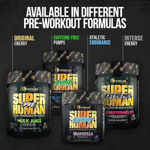 ALPHA LION Superhuman Burn 2-in-1 Metabolism Booster Pre Workout ALPHA LION Au supplements