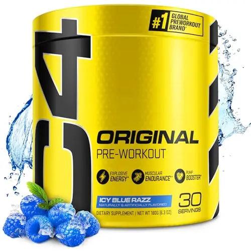Cellucor C4 Original Pre Workout Powder ICY Blue Razz & C4 Sport Pre Workout Powder Cellucor Au supplements