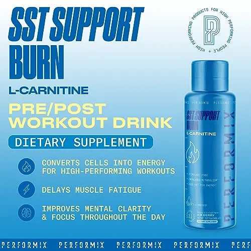 PERFORMIX - SST Support Burn - Fast-Acting L-Carnitine Liquid - Converts PERFORMIX Au supplements