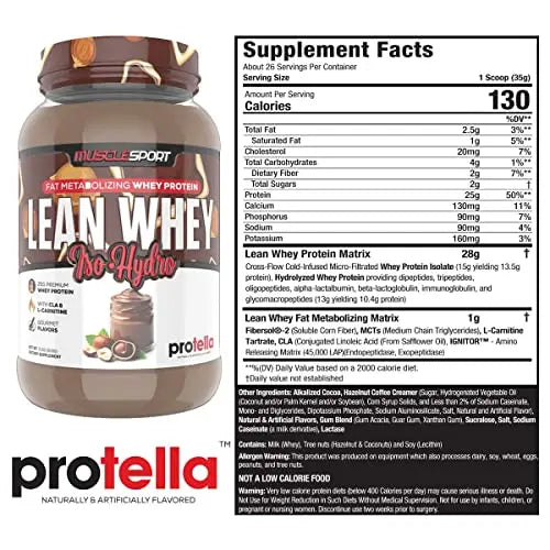 Musclesport Lean Whey Revolution™ Protein Powder - Whey Protein Isolate - Low Calorie Musclesport Au supplements