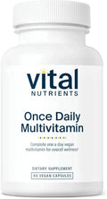 Vital Nutrients Once Daily Multivitamin | Vegan Multi for Women & Men | Allergen-Free | 19 Essential Vitamins + Antioxidants for Eye and Heart Health | Vital Nutrients Au supplements