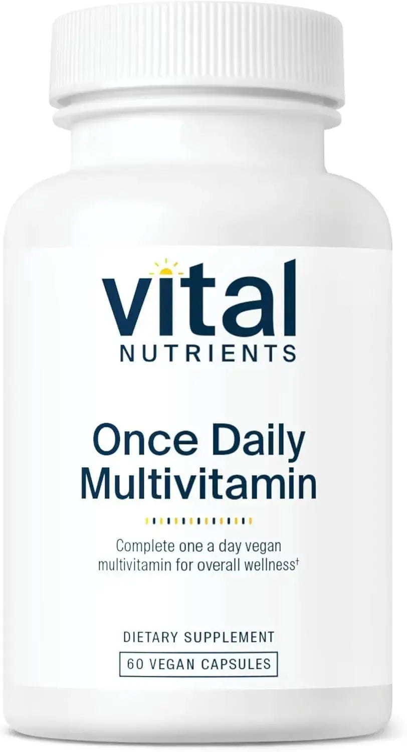Vital Nutrients Once Daily Multivitamin | Vegan Multi for Women & Men | Allergen-Free | 19 Essential Vitamins + Antioxidants for Eye and Heart Health | Vital Nutrients Au supplements