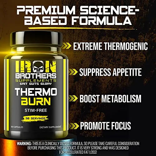 Stimulant Free Fat Burners for Women and Men – Weight Loss - Non Stim Thermogenic Fat Iron Brothers Supplements Au supplements