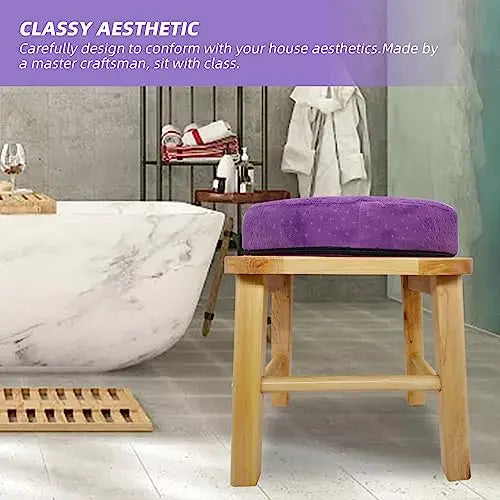 ElasignShopo Yoni Seat Kit, Wooden Vaginial Steaming Stool Chair Set with Gown for Feminine ElasignShopo Au supplements