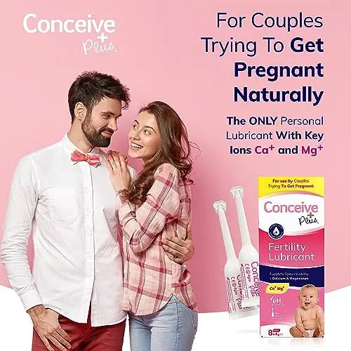 Conceive Plus Fertility Lubricant in Pre-Filled Applicators, Fertility Friendly Lube for Couples Trying CONCEIVE PLUS Au supplements