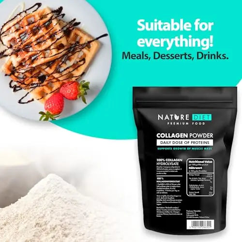 Nature Diet - Collagen Powder 600 g | Hydrolysate | Unflavored | Collagen Peptides | Source of Protein Nature Diet Au supplements