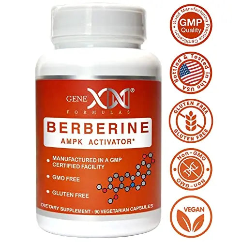 GENEX Berberine HCl 500mg (90 Capsules) | Powerful AMPK Activator, Supports Heart Genex Formulas Au supplements
