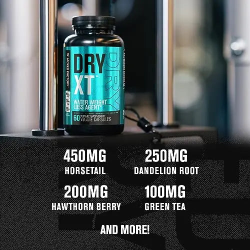 Dry-XT Water Weight Loss Diuretic Pills - Natural Supplement for Reducing Water Retention Jacked Factory Au supplements