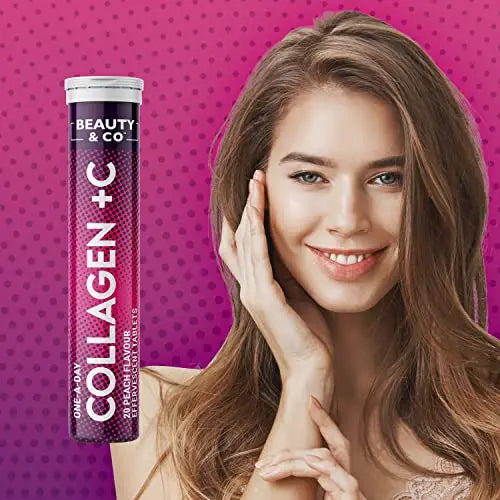 Collagen Effervescent - Marine Collagen & Vitamin C (2 Tubes) Beauty & Co Au supplements