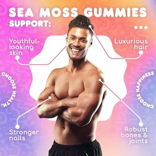 Biolore Sea Moss Gummies with Elderberry, Contains Irish Sea Moss, Organic Extract Biolore Au supplements