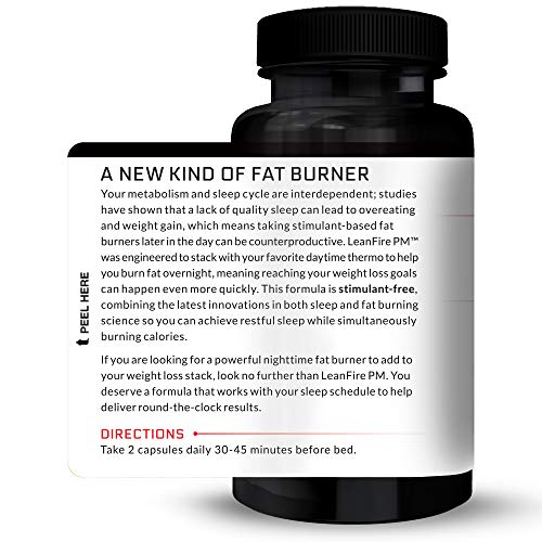 Force Factor LeanFire PM Weight Loss Pills for Women & Men, Fat Burner & Overnight Force Factor Au supplements