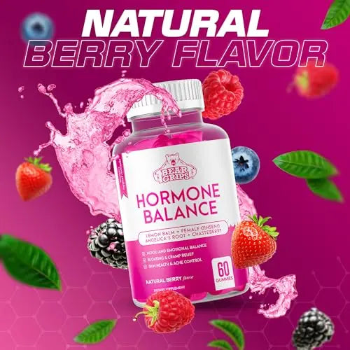 Hormone Balance for Women - PMS Relief Gummies and Bloating Relief for Women Bear Grips Au supplements