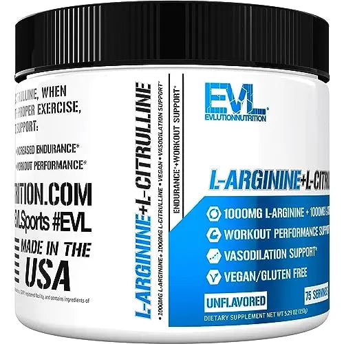 Evlution Nutrition L-Arginine + L-Citrulline - Endurance + Workout Performance Evlution Au supplements