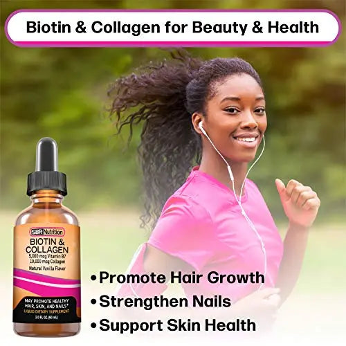 SBR Nutrition Biotin and Collagen Liquid Drops Daily Food Supplement, Vitamins SBR Nutrition Au supplements