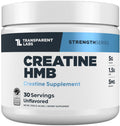 Transparent Labs Creatine HMB - Creatine Monohydrate Powder with HMB for Muscle Growth, Increased Strength, Enhanced Energy Output