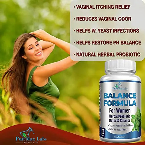 YUMMYVITE Balance Complex for Women - for Vaginal Health, Herbal Detox & Cleanse YUMMYVITE Au supplements