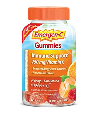 Emergen-C 750mg Vitamin C Gummies for Adults, Immune Support Gummies Emergen-C Au supplements