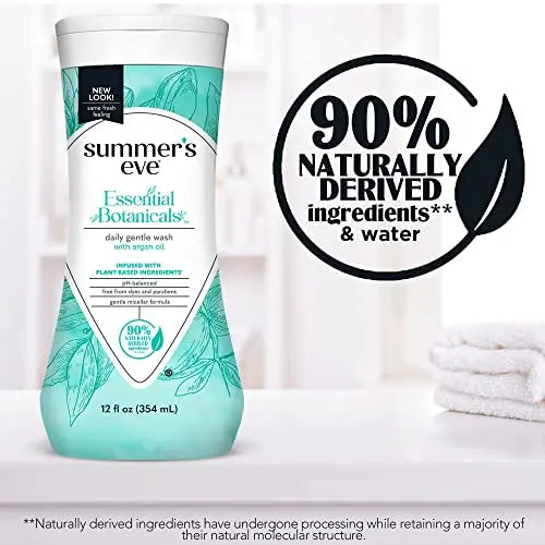 Summer's Eve Essential Botanicals Gentle Wash with Argan Oil, Removes Odor, pH balanced, 12 fl oz Summer's Eve Au supplements