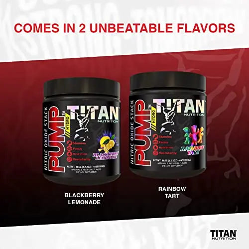 Pump- Nitric Oxide Boosting Stack Stim Free: Loaded with Citruline Malate for Maximum Titan Nutrition Au supplements