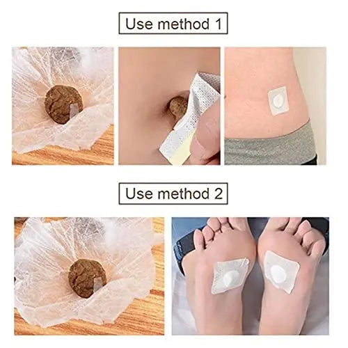 Wormwood Belly Patch,30Pcs Mugwort Abdomen Navel Patch and 30Pcs Moxibustion Patch BEANGG Au supplements